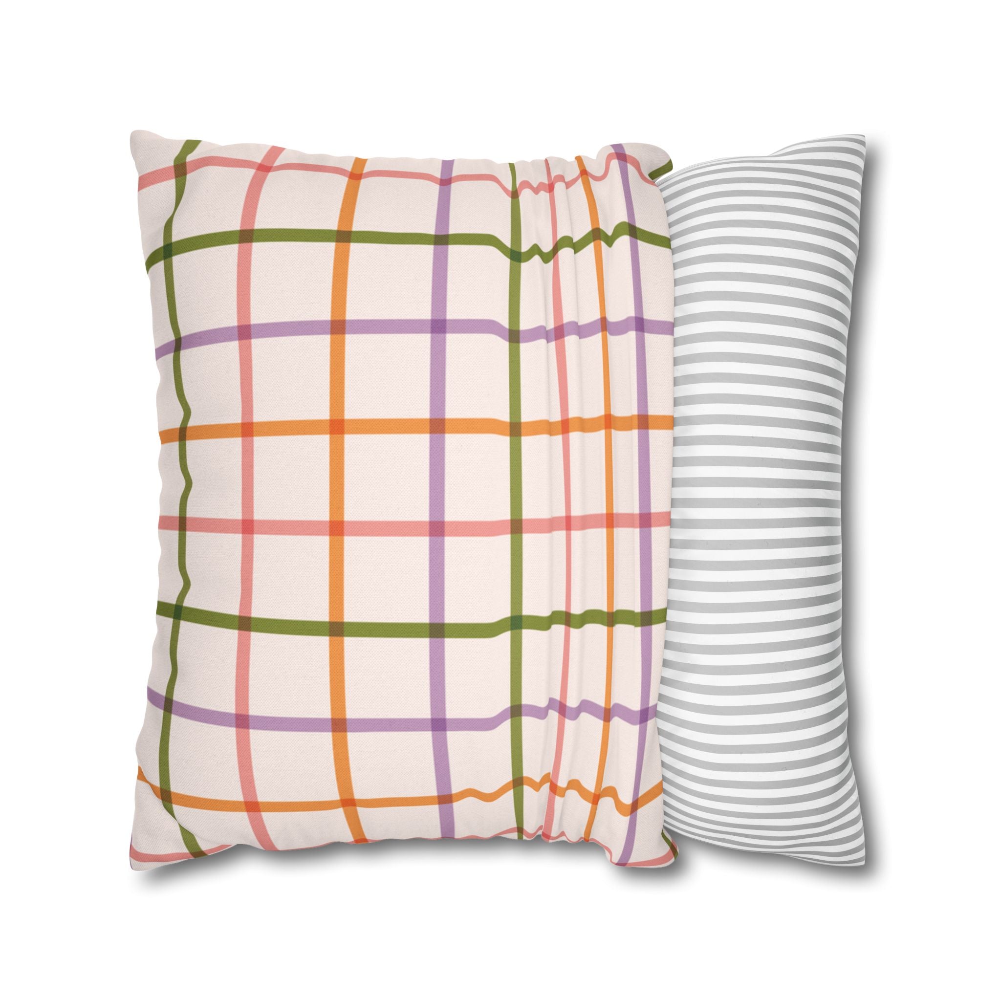 Spun Polyester Square Pillowcase, Artsulli - Art is Long, Life is Short, Home Decor, , , , , , , 