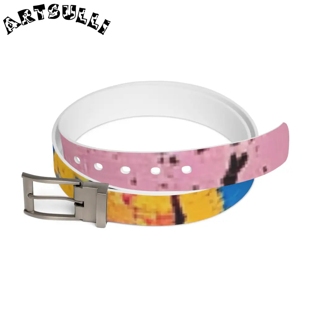 JAKKOUTTHEBXX The Colors Of Paint Splatter Belt JAKKOUTTHEBXX