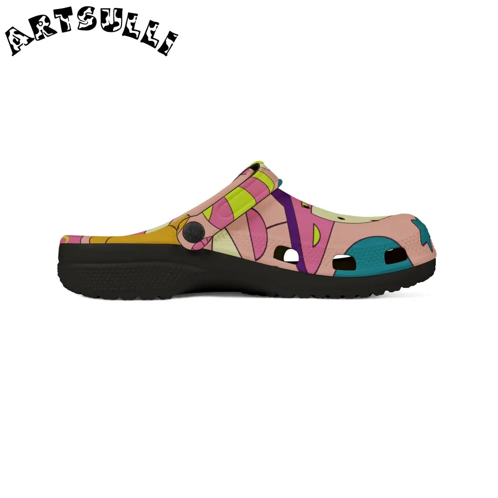 JAKKOUTTHEBXX Retropunk Alien Rave EVA Foam Rubber Shoes (AOP)