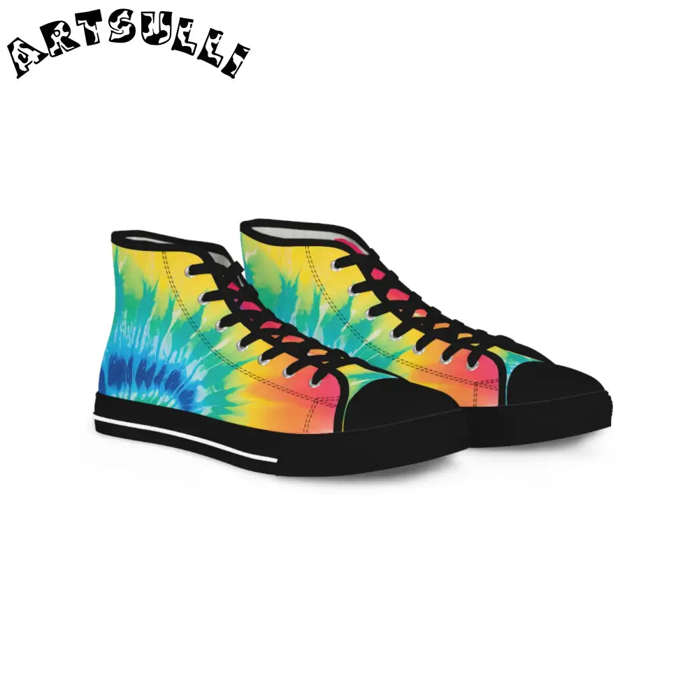 JAKKOUTTHEBXX Tie-Dye High-Top Canvas Sneakers 2025