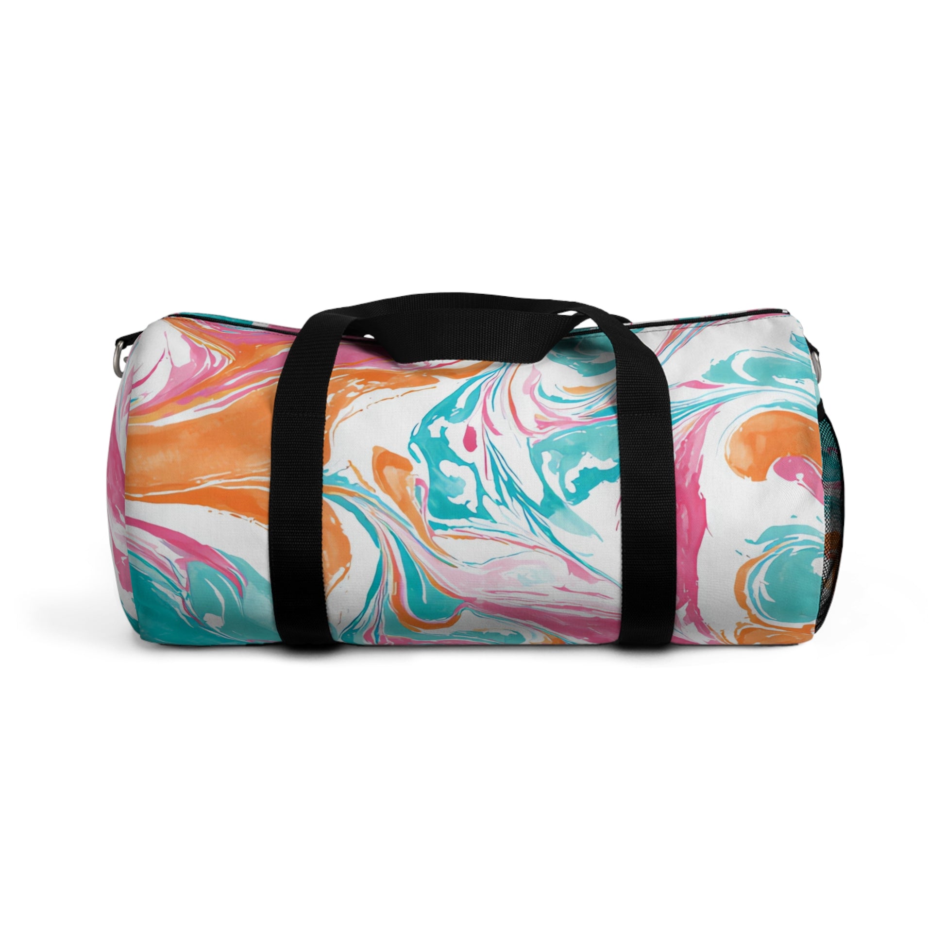 Liquid Pastel Spill II Multi-Color Duffel Bag, Artsulli - Art is Long, Life is Short, Bags, Size, Small, , , , , 17697757647350636688