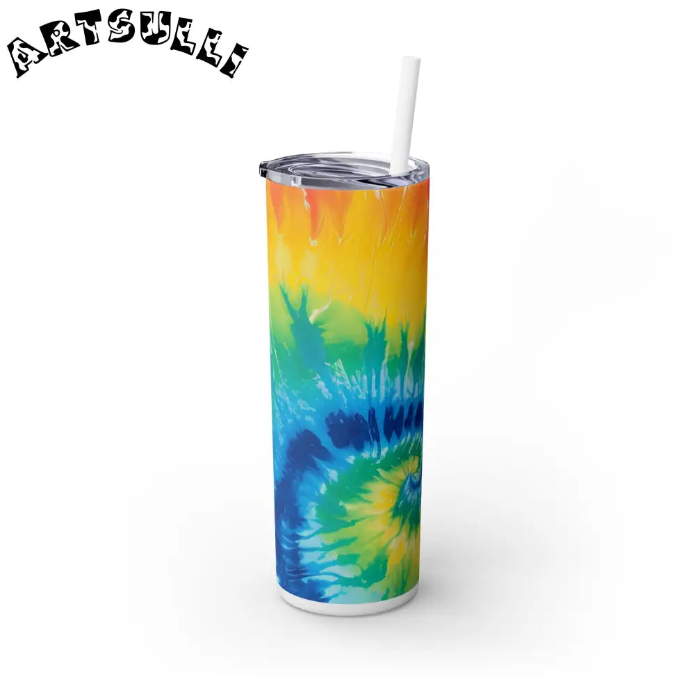 JAKKOUTTHEBXX Colorful Tie-Dye Insulated Tumbler 2025