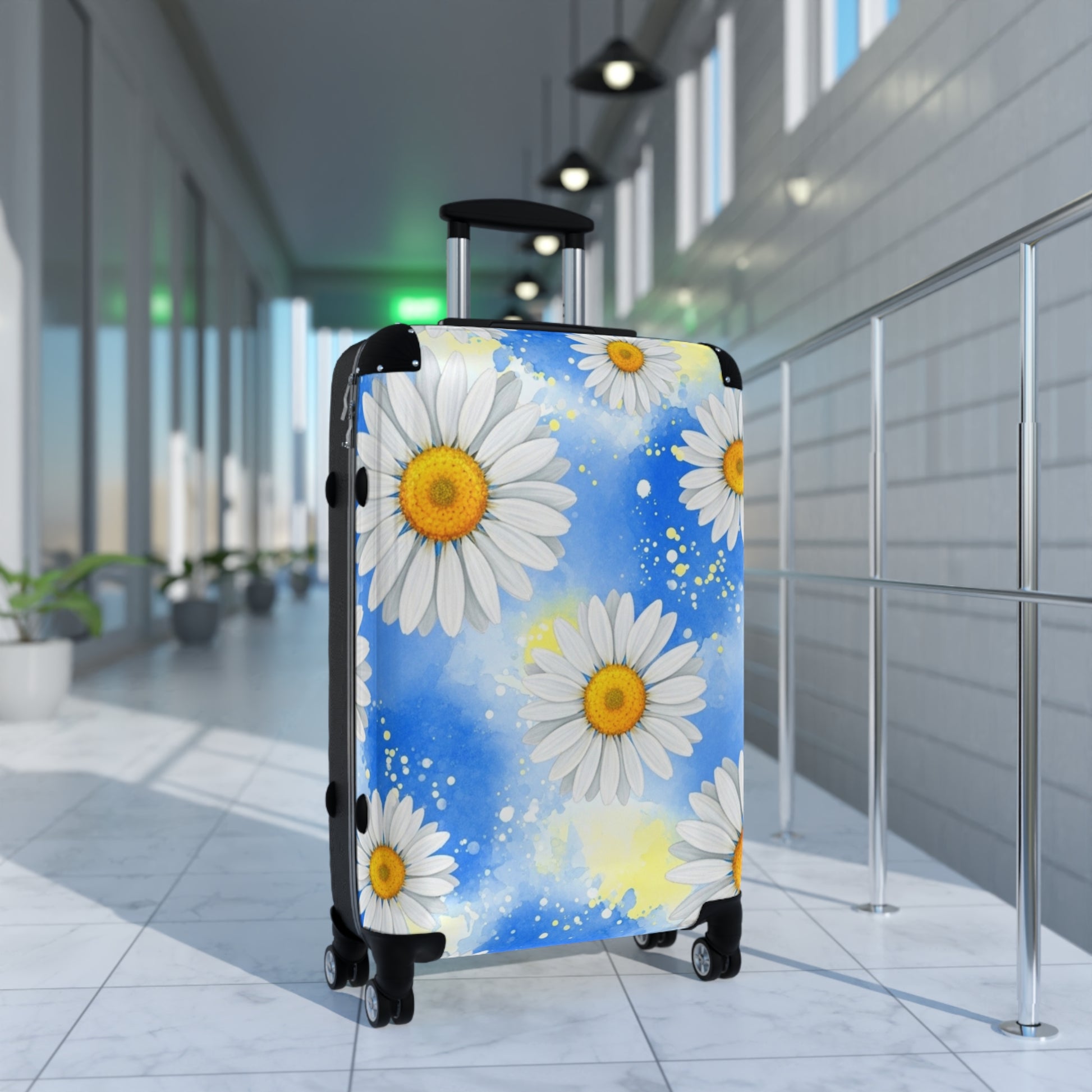 Daisies Suitcase, Artsulli - Art is Long, Life is Short, Bags, , , , , , , 