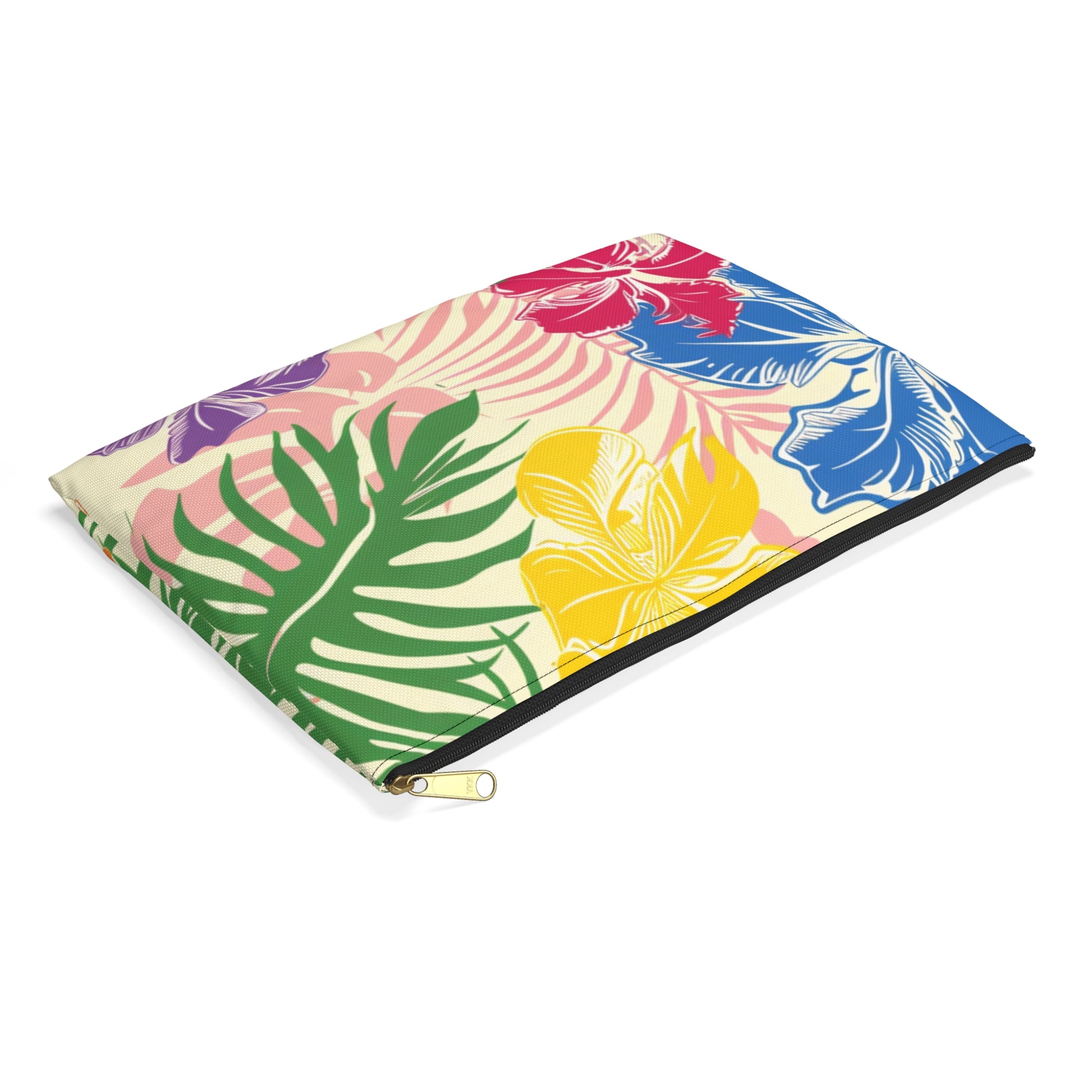 Blooming Tropical Flowers  Accessory Pouch, Artsulli - Art is Long, Life is Short, Bags, , , , , , , 