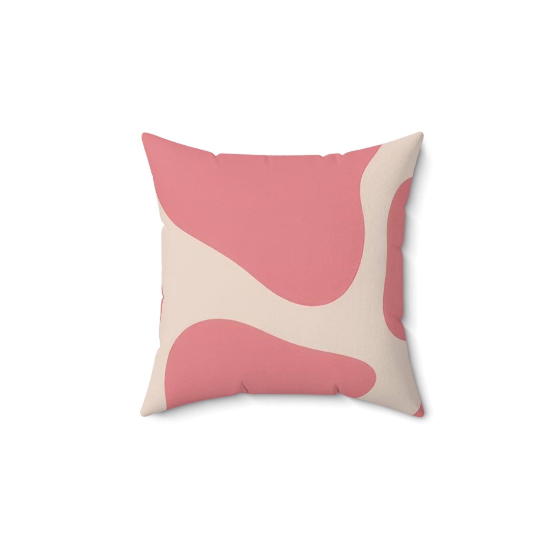 Pink and White Animal Print Spun Polyester Square Pillow, Artsulli - Art is Long, Life is Short, Home Decor, , , , , , , 