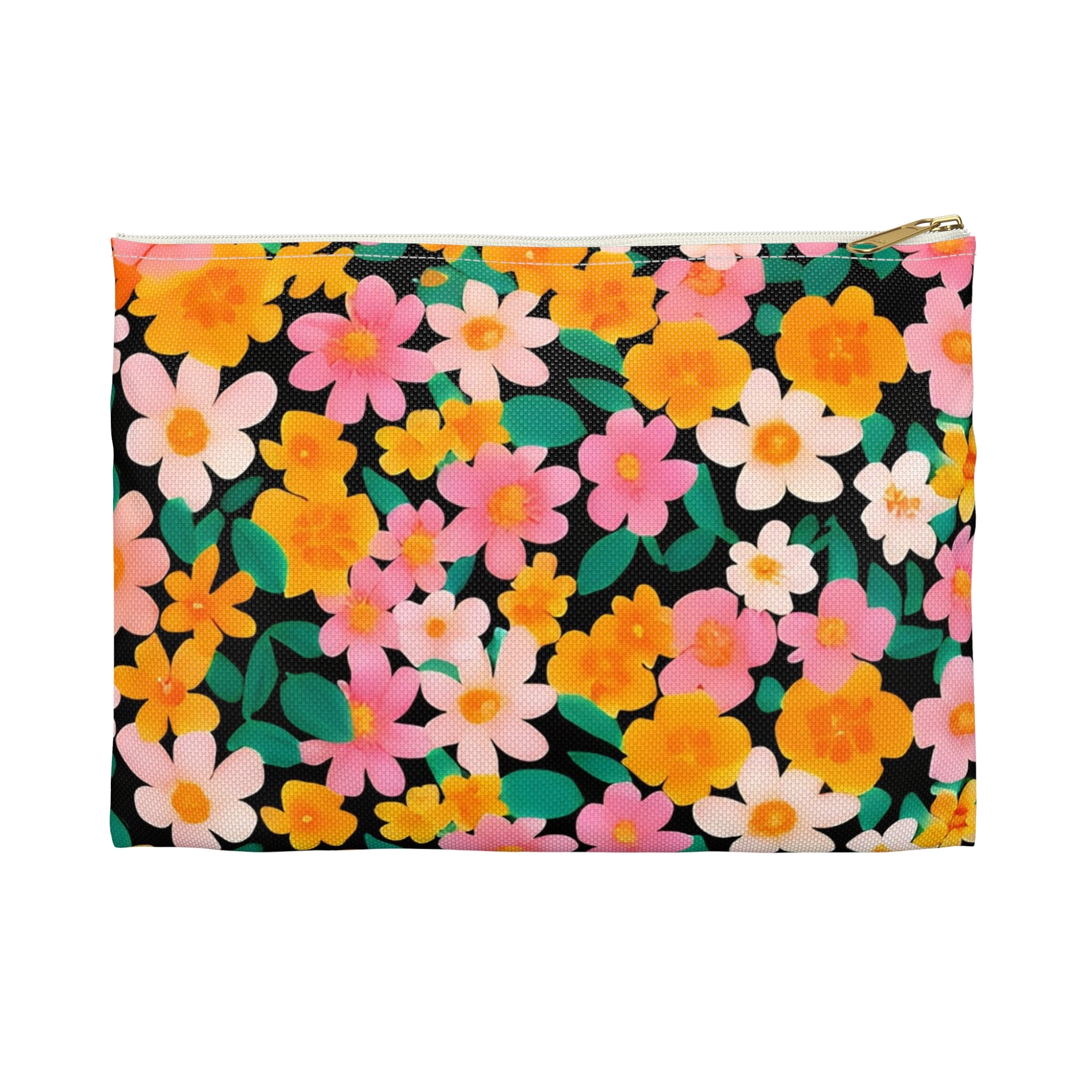 Accessory Pouch, Artsulli - Art is Long, Life is Short, Bags, Size, Small, Color, White zipper, , , 41393404539257457392