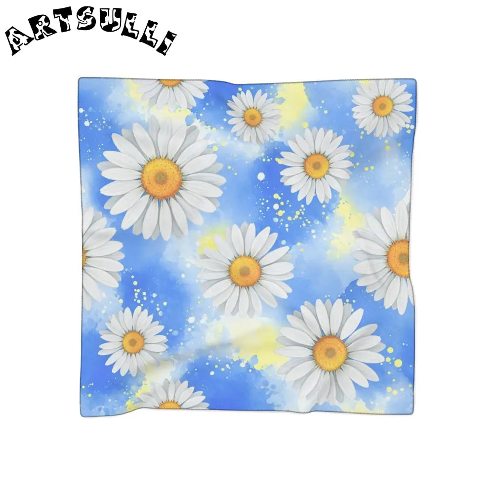 JAKKOUTTHEBXX Daisies Poly Scarf JAKKOUTTHEBXX Artsulli - Art