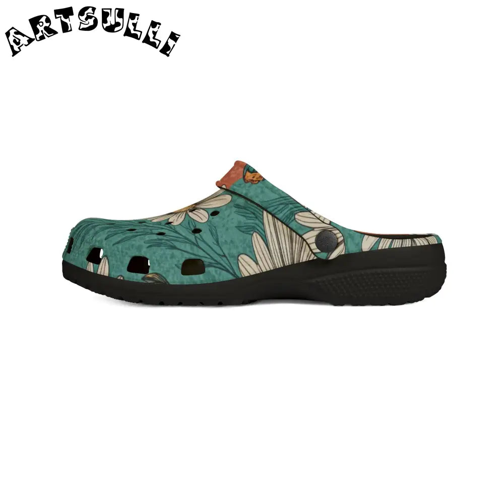 JAKKOUTTHEBXX Retro Daisy Dream EVA Foam Rubber Shoes (AOP)