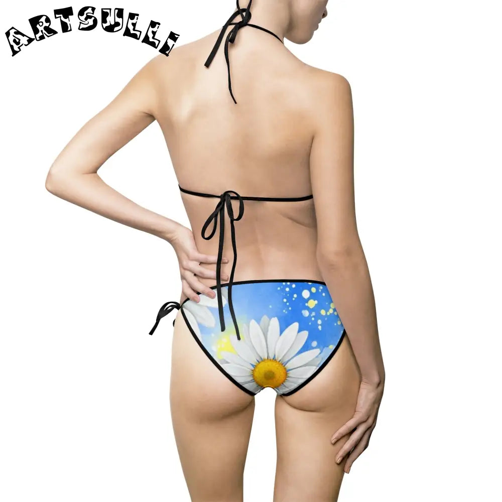 JAKKOUTTHEBXX Daisies Women’s Bikini Swimsuit (AOP) JAKKOUTTHEBXX