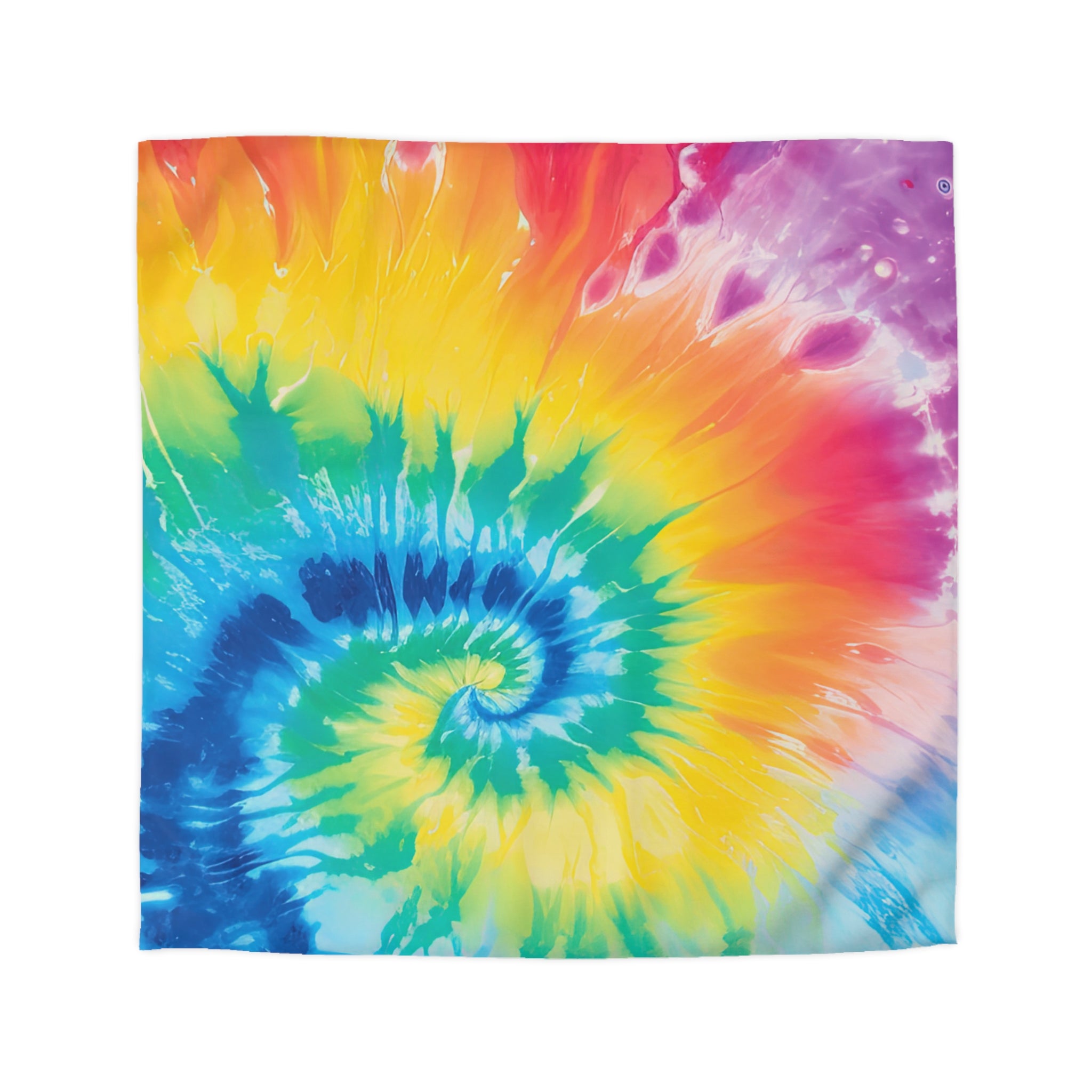 Tie Dye Microfiber Duvet Cover, Artsulli - Art is Long, Life is Short, Home Decor, Size, Queen, Color, White, , , 25336108150191455751