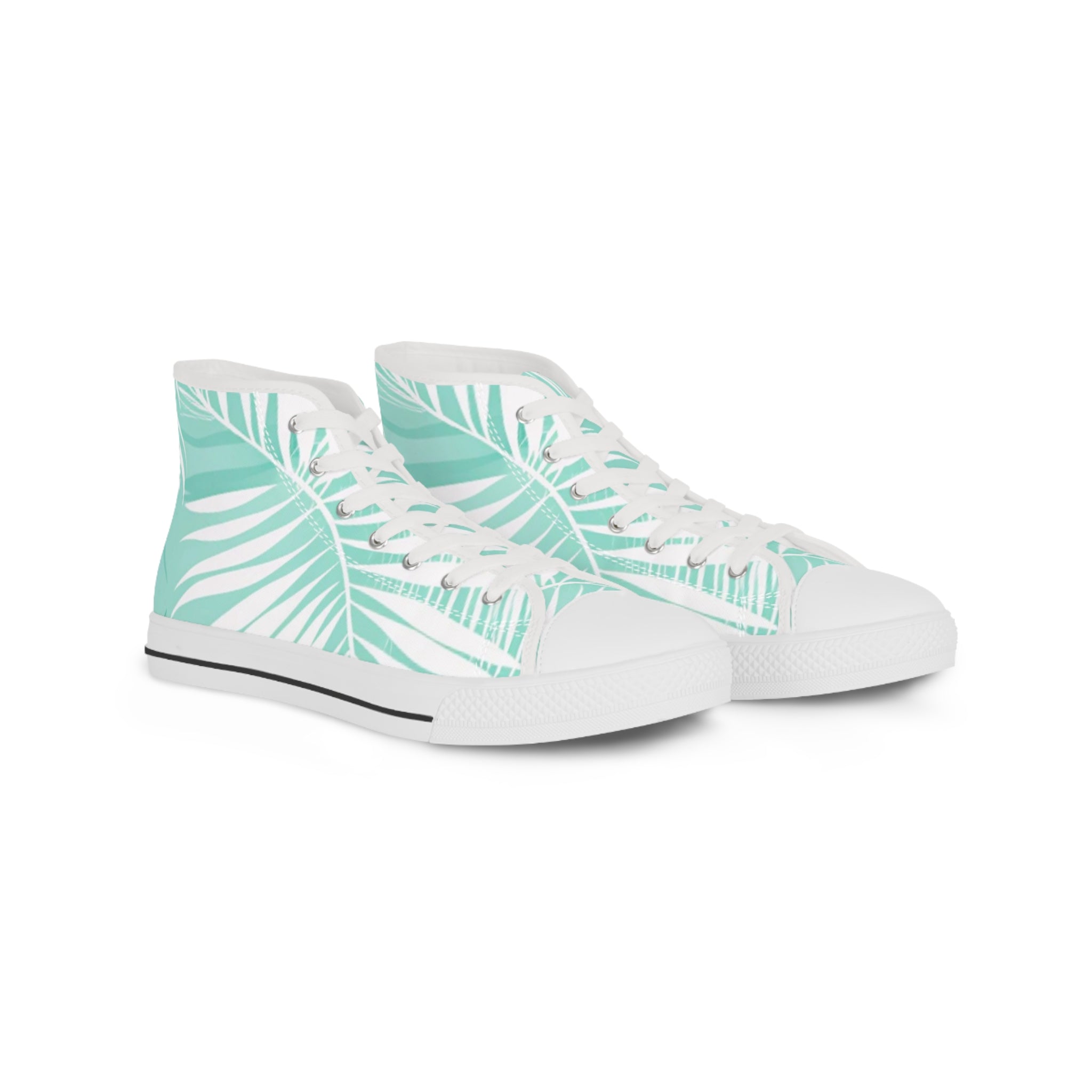 Versace Palm Men's High Top Sneakers, Artsulli - Art is Long, Life is Short, Shoes, Size, US 5, Color, White sole, , , 24615718353141404081