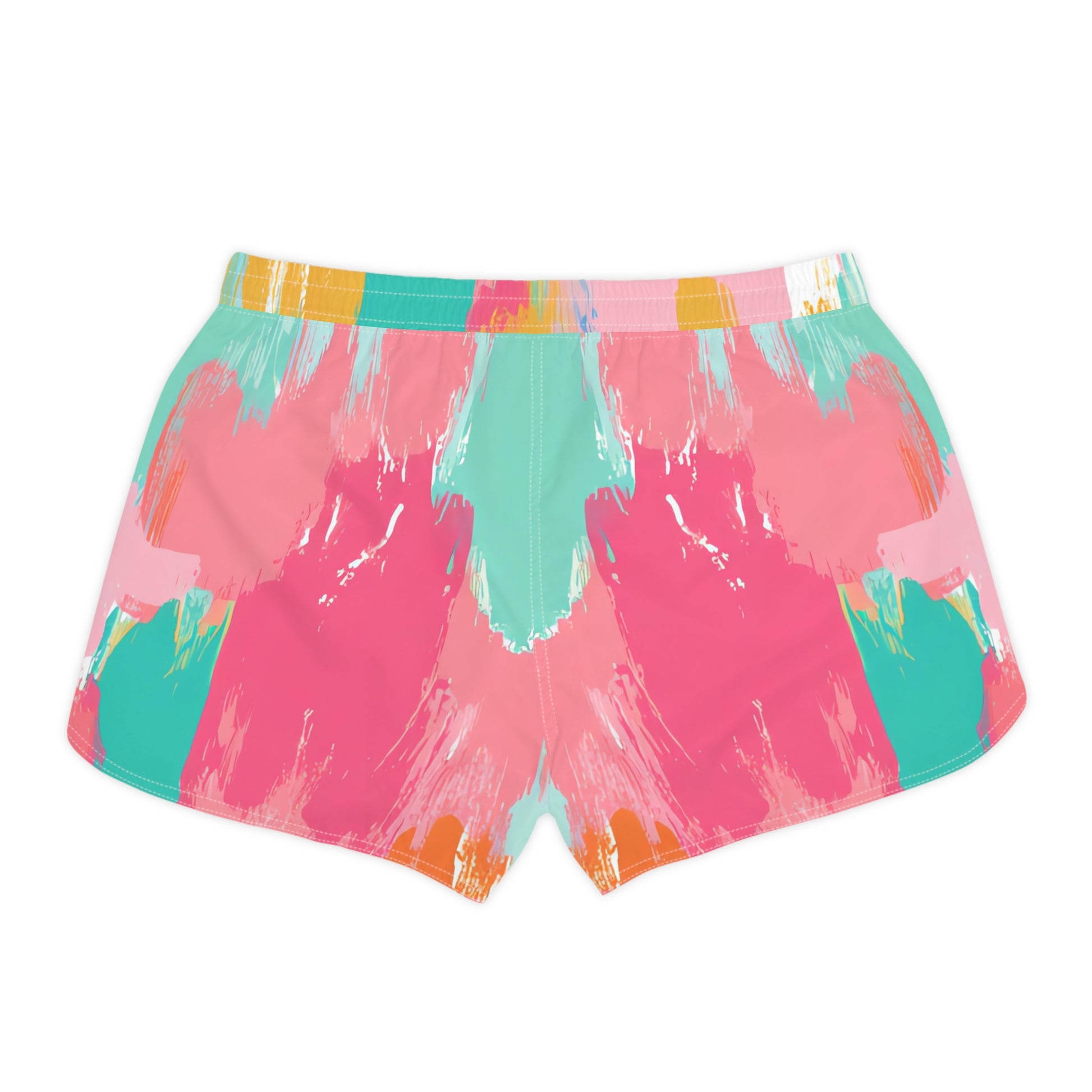 Preppy Pixel Bloom Women's Casual Shorts (AOP), Artsulli - Art is Long, Life is Short, All Over Prints, , , , , , , 