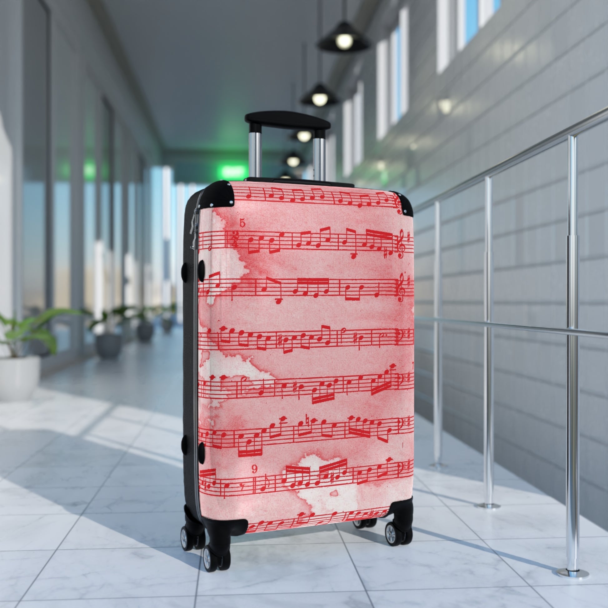 Drip Spill Type Beat Sheet Music Red Suitcase, Artsulli - Art is Long, Life is Short, Bags, , , , , , , 