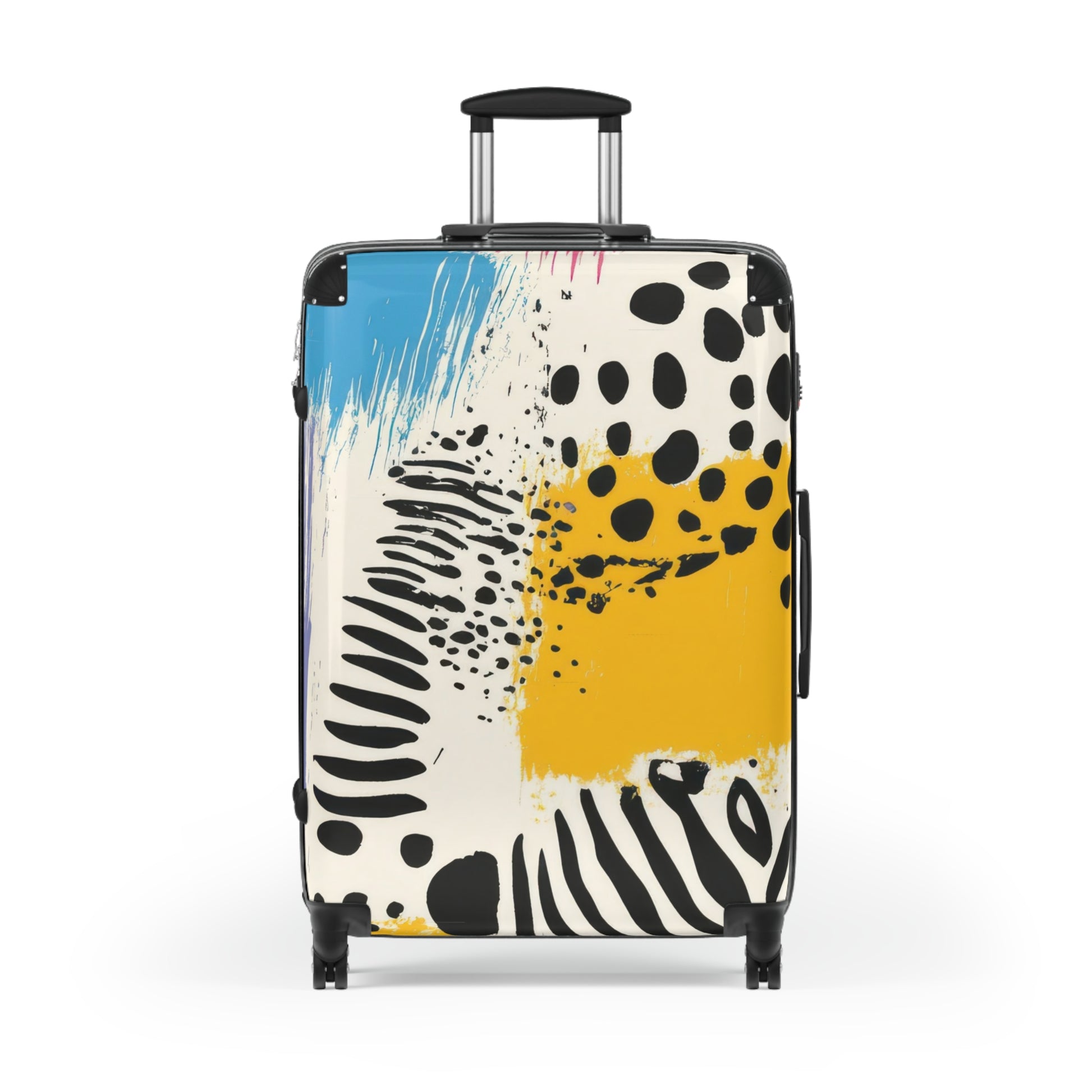 Rae Zebra Rhapsody Suitcase, Artsulli - Art is Long, Life is Short, Bags, Size, Large, Color, Black, , , 10114971694173