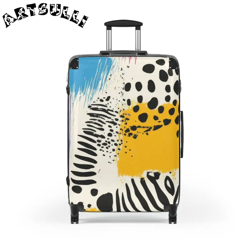 JAKKOUTTHEBXX Rae Zebra Rhapsody Suitcase JAKKOUTTHEBXX Artsulli