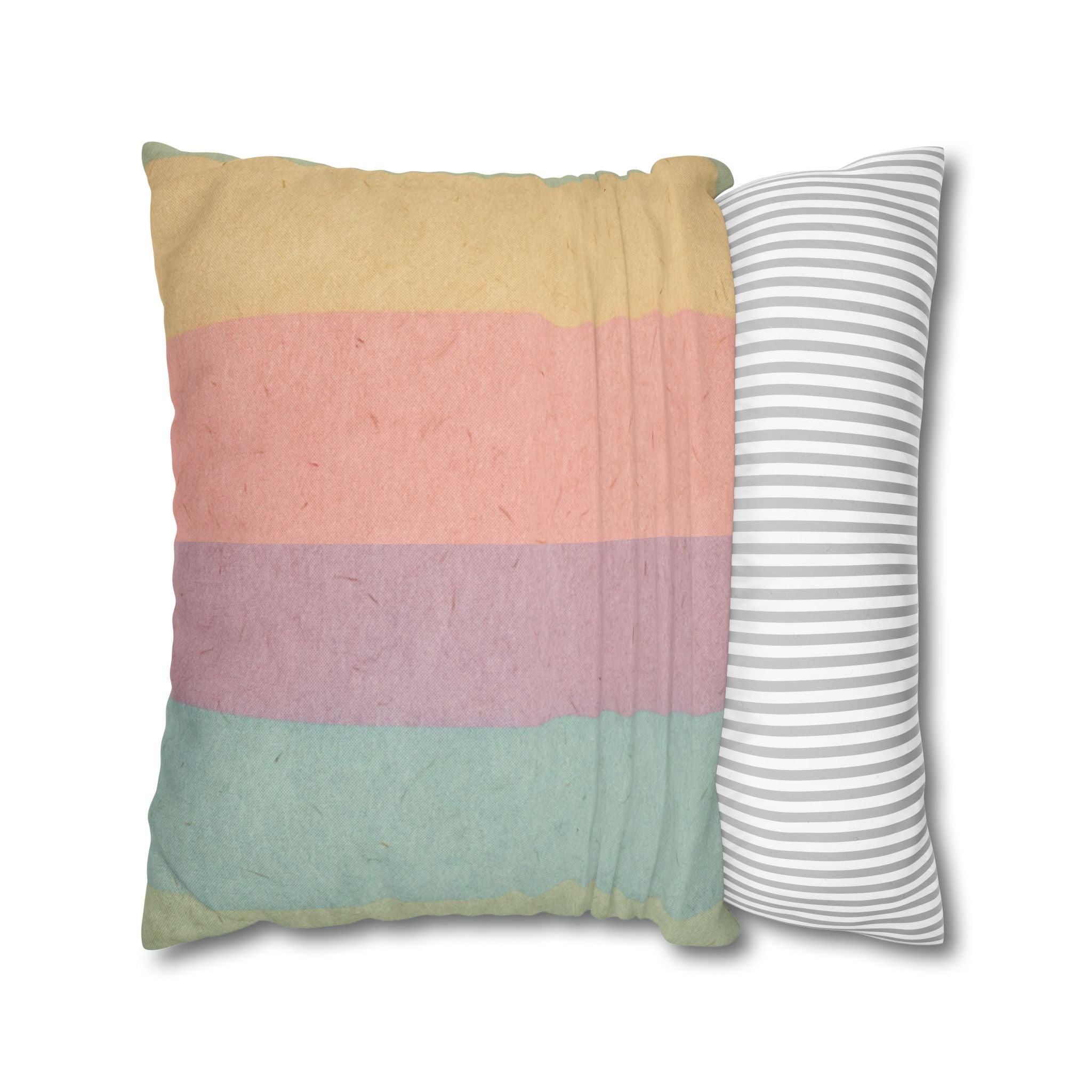 Spun Polyester Square Pillowcase