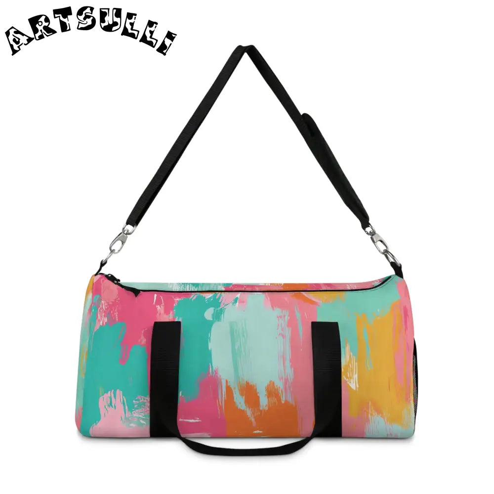 JAKKOUTTHEBXX Preppy Pixel Bloom II Duffel Bag JAKKOUTTHEBXX