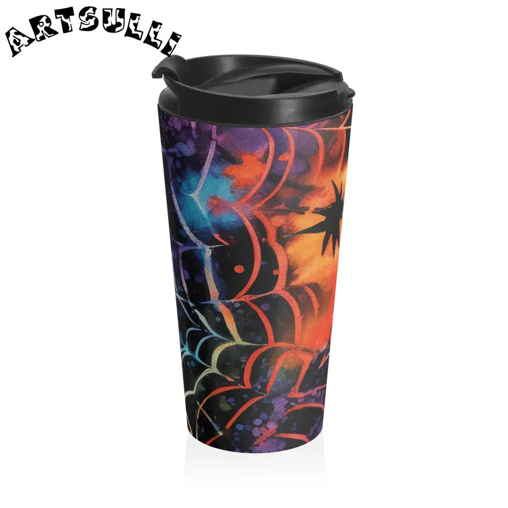 JAKKOUTTHEBXX Spider Web Stainless Steel Travel Mug 2025