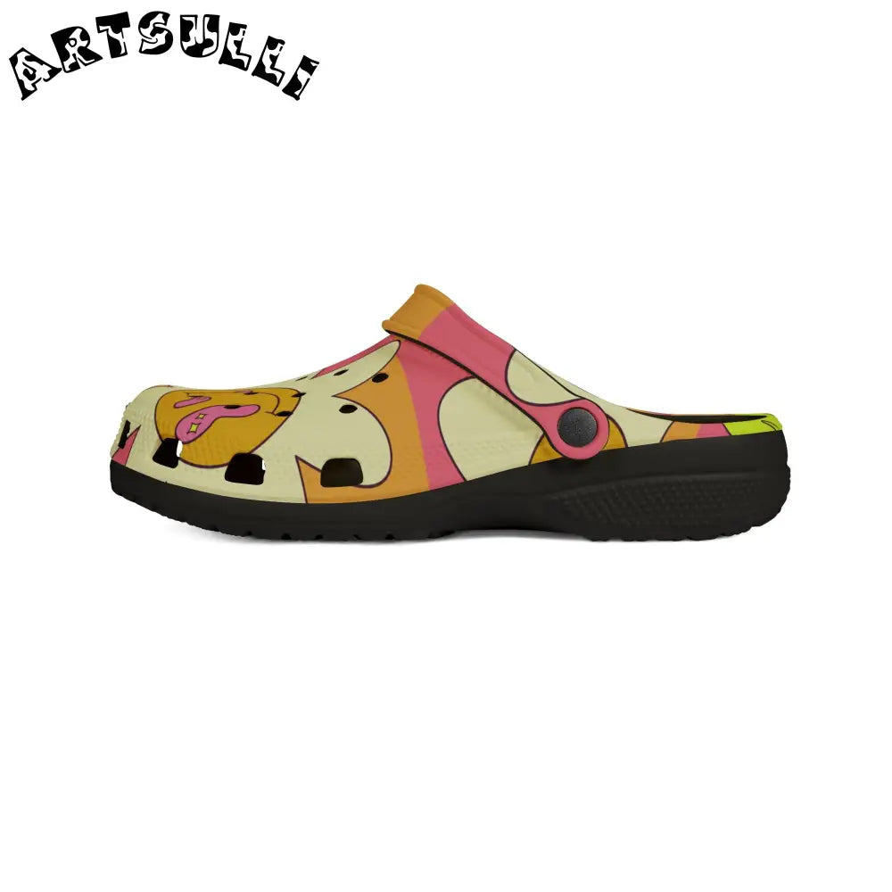 JAKKOUTTHEBXX Trippy Sour Face Rave EVA Foam Rubber Shoes (AOP)
