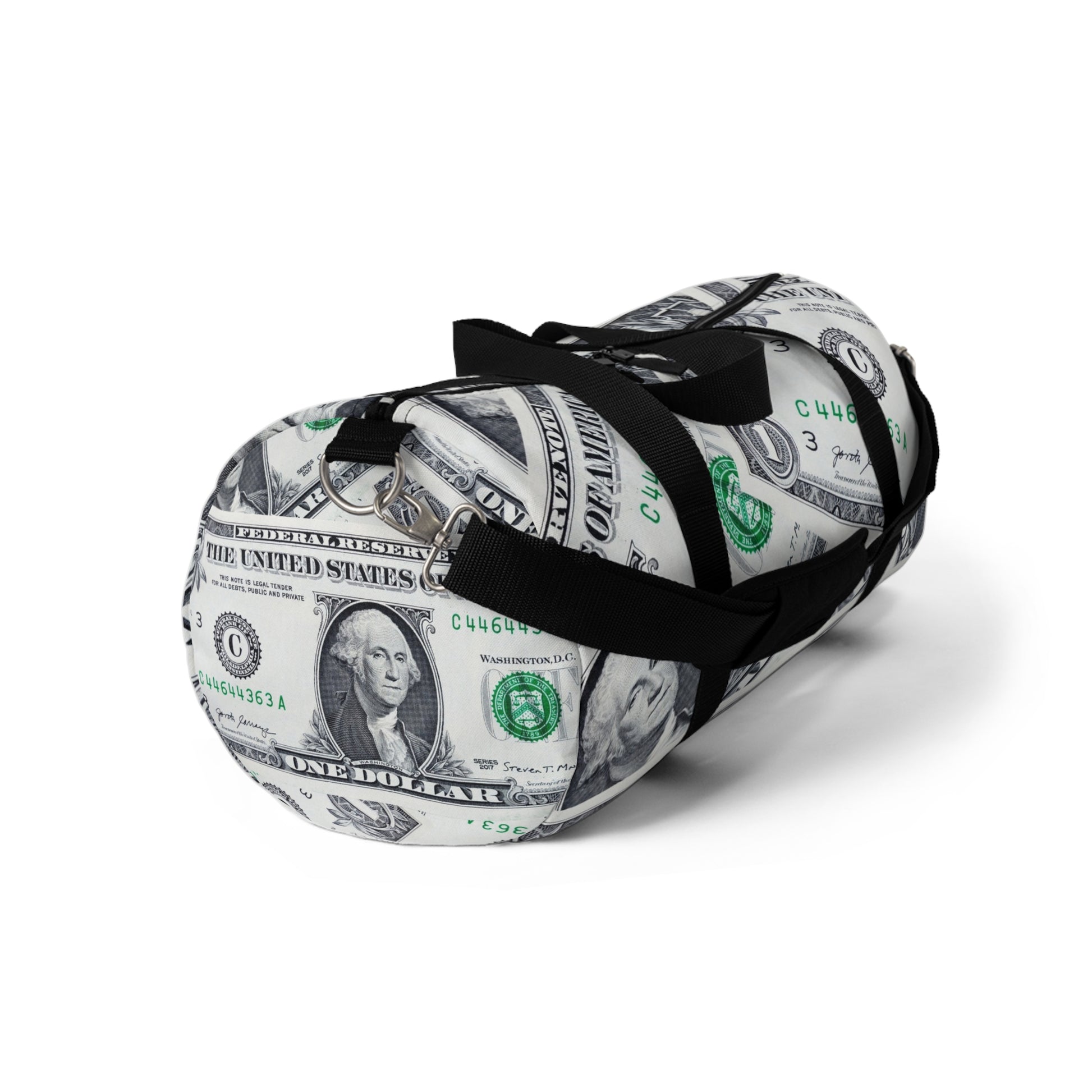 Money Collage Duffel Bag, Artsulli - Art is Long, Life is Short, Bags, , , , , , , 
