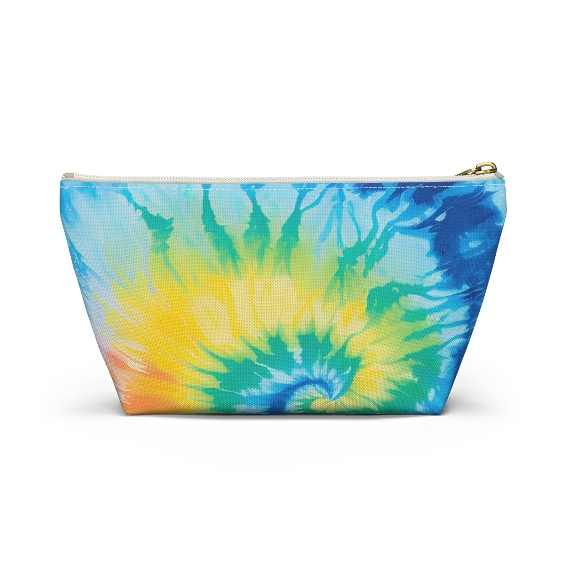 Tie Dye Accessory Pouch w T-bottom, Artsulli - Art is Long, Life is Short, Bags, , , , , , , 
