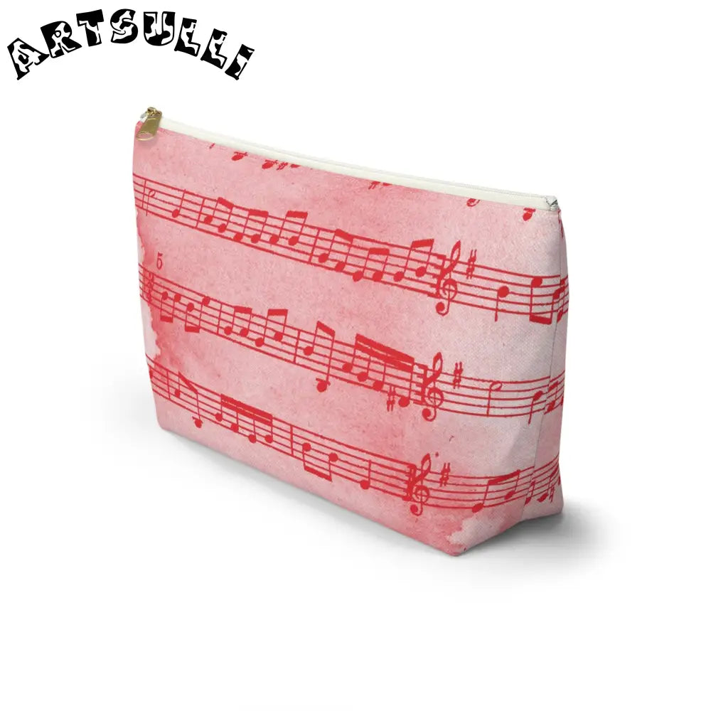 JAKKOUTTHEBXX Pink Music Note T-Bottom Pouch 2025