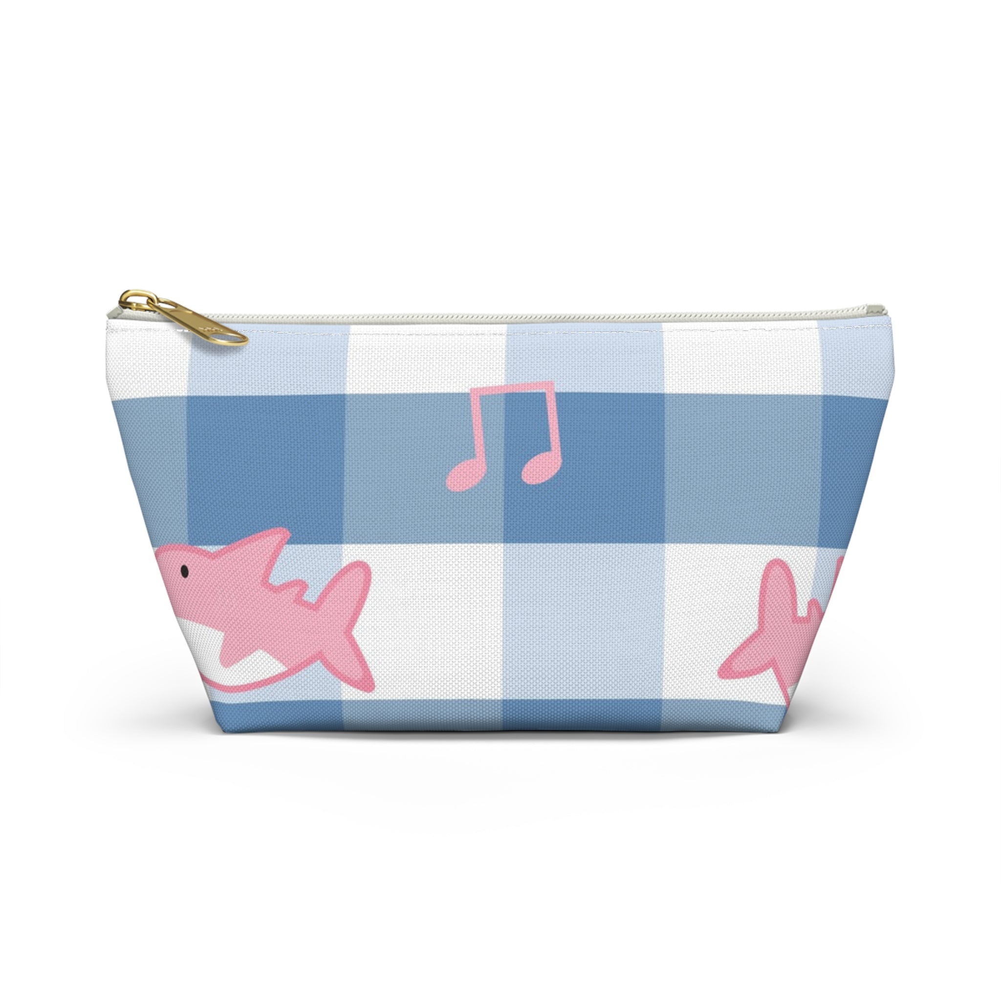 Music Shark Accessory Pouch w T-bottom, Artsulli - Art is Long, Life is Short, Bags, Size, Small, Color, White zipper, , , 80994722049862278844