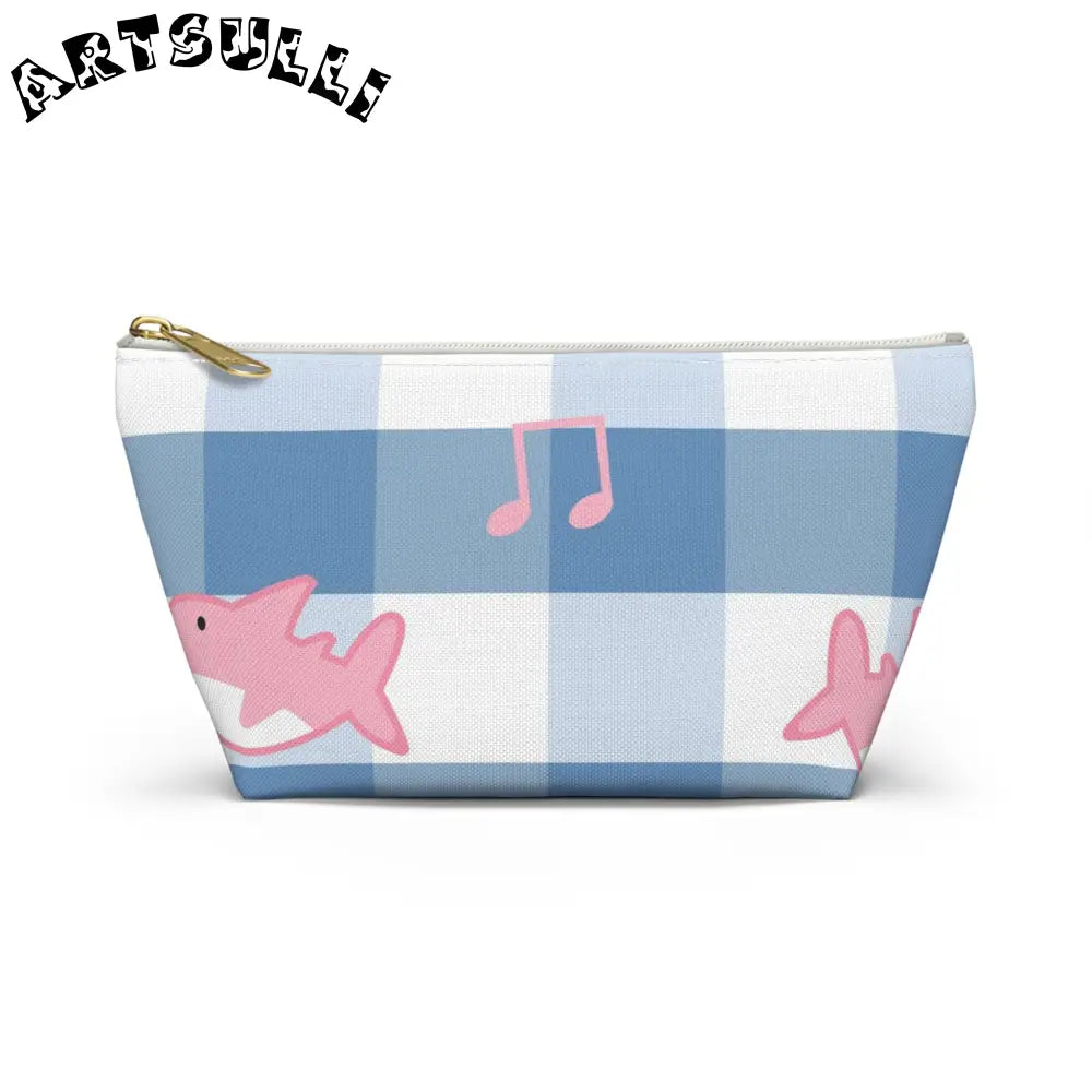 JAKKOUTTHEBXX Checkered Shark Music Notes Bag Artistic Works 2025