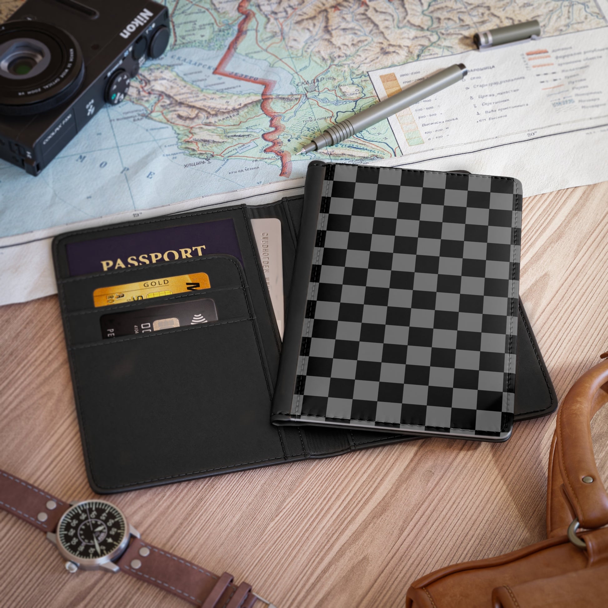 8K Void Surfer Passport Cover, Artsulli - Art is Long, Life is Short, Accessories, , , , , , , 