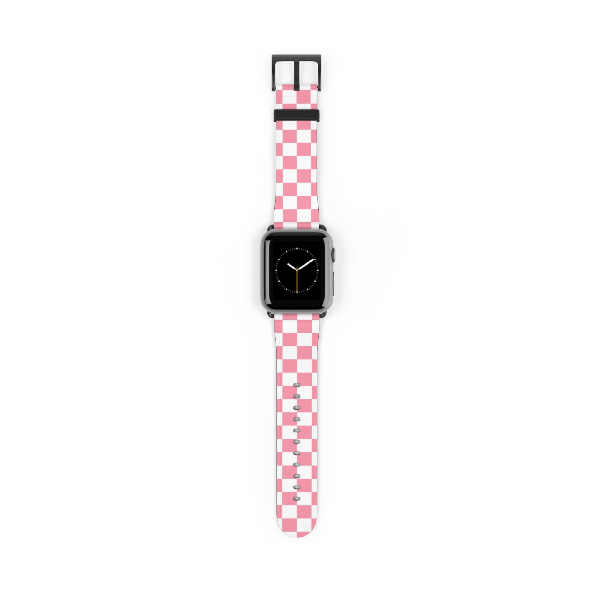 Brigandine Checkered Scene Watch Band, Artsulli - Art is Long, Life is Short, Accessories, Size, 38 - 41 mm, Color, Black Matte, , , 19062031380168639640