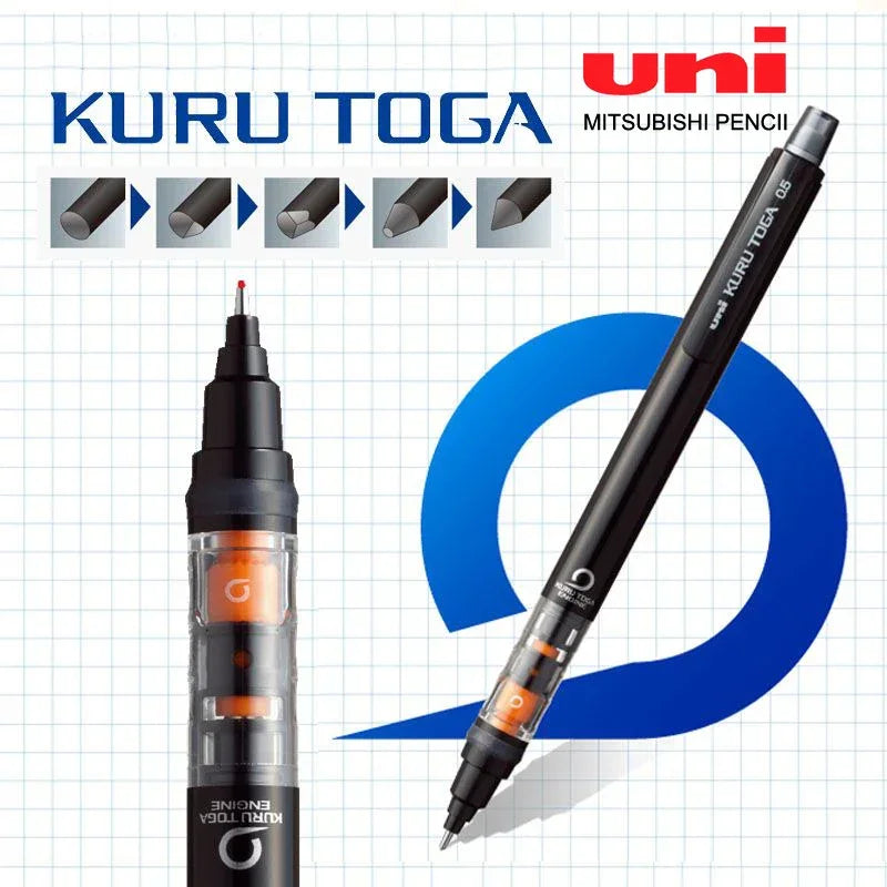 Buy The Best By Artsulli - Art is Long Life Short - UNI Kuru Toga Mechanical Pencil M5-452 Drawing 0.5mm Low Center of Gravity Automatic