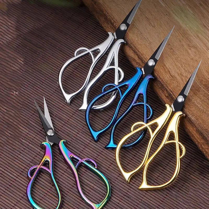 Maple Leaves Tailor'S Scissors Electroplated Retro Small Scissors DIY Apparel Sewing Supplies Arts & Crafts Office Scissors