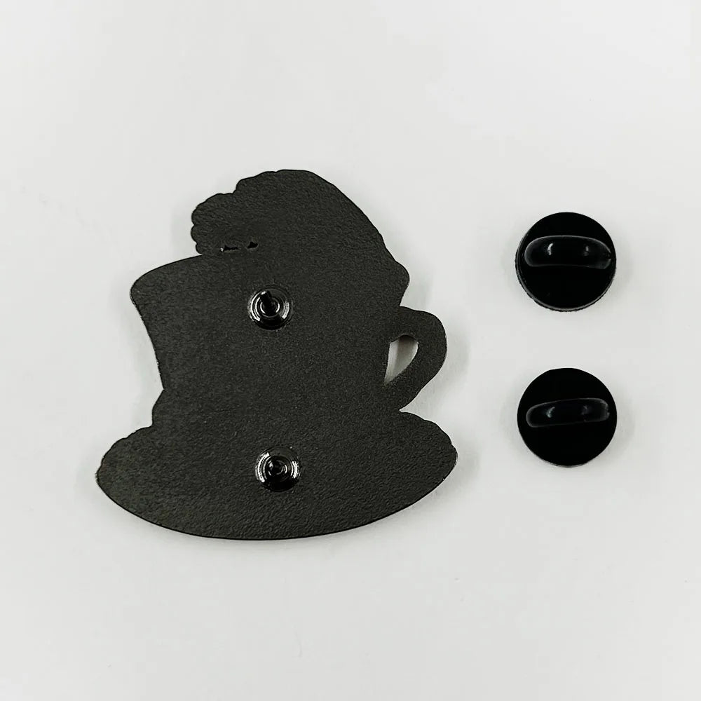 Great Wave Off Kanagawa Mount Fuji Tea Enamel Pin Storm In A Teacup Badge Art Jewelry Fans Lover Gift Collect