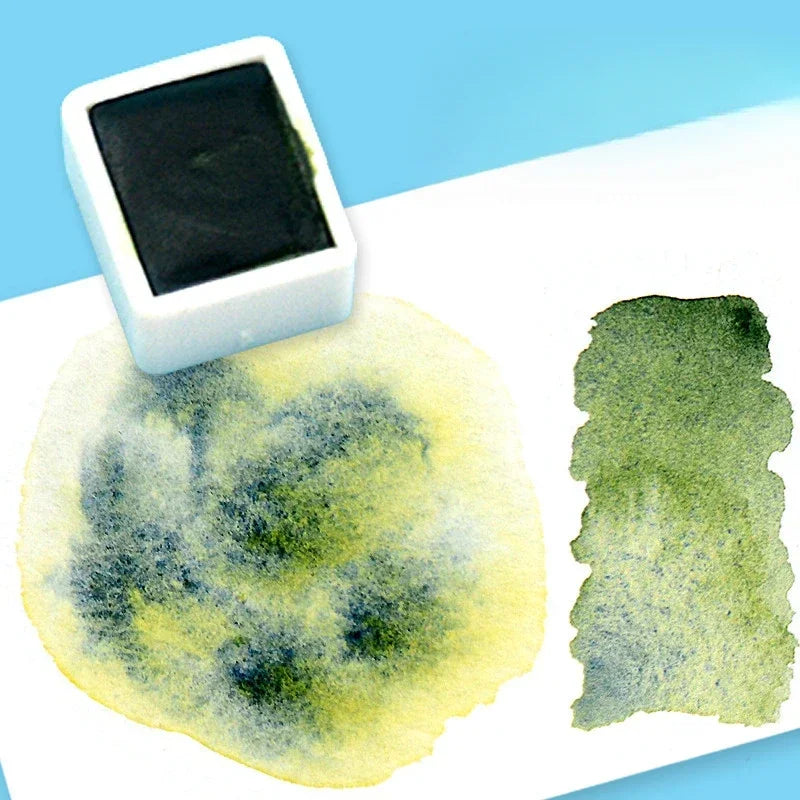 Buy The Best By Artsulli - Art is Long Life Short - 15ml Super Vision Layered Color Solid Watercolor Paint Tools Students Illustration