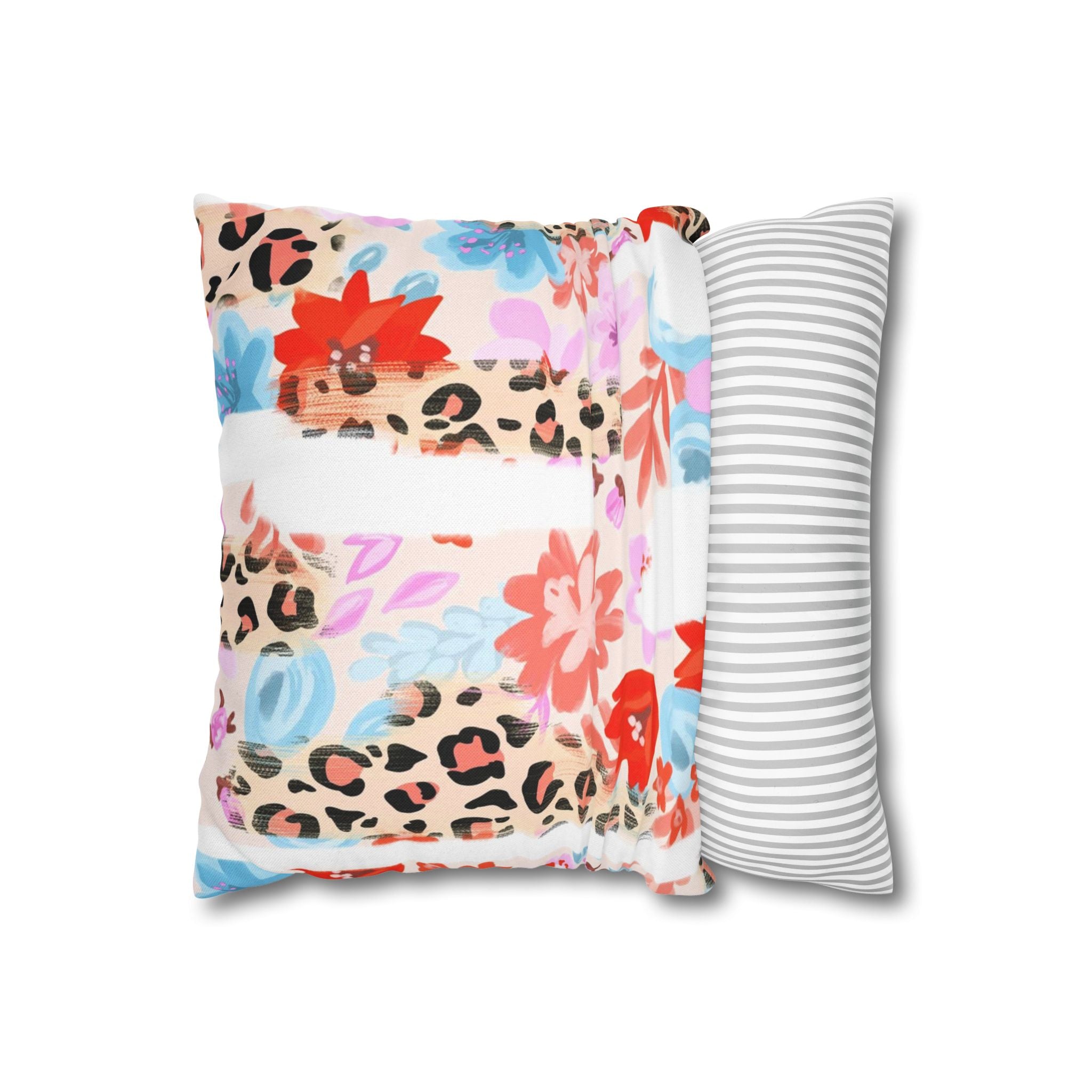Spun Polyester Square Pillowcase