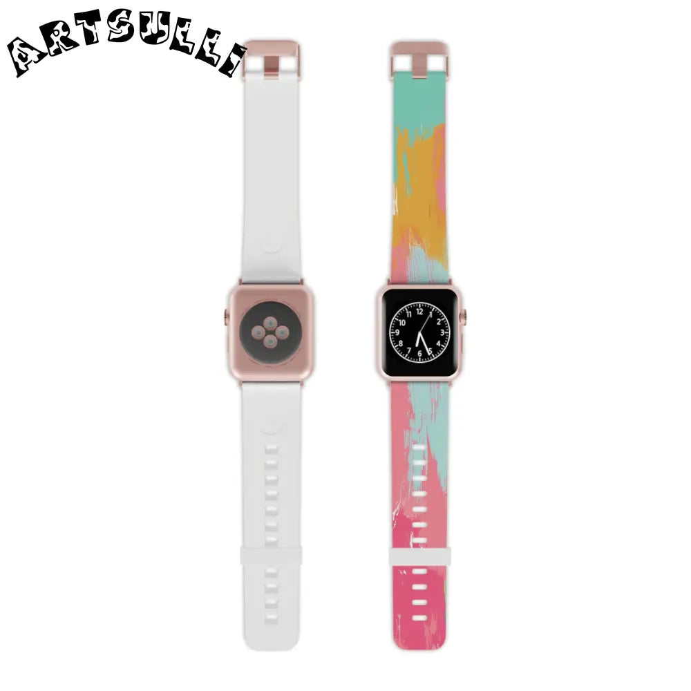 JAKKOUTTHEBXX Preppy Pixel Bloom Watch Band for Apple Watch