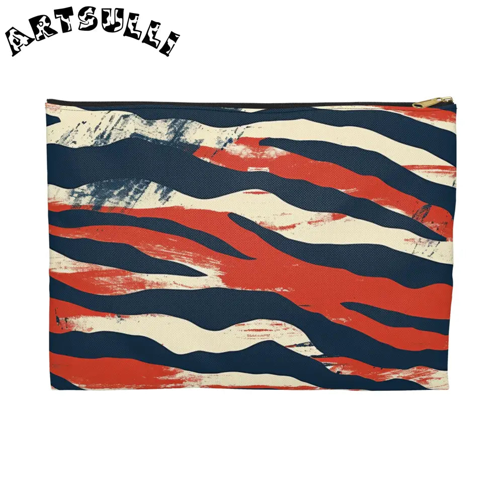 JAKKOUTTHEBXX Capricious Tiger Wave Accessory Pouch JAKKOUTTHEBXX