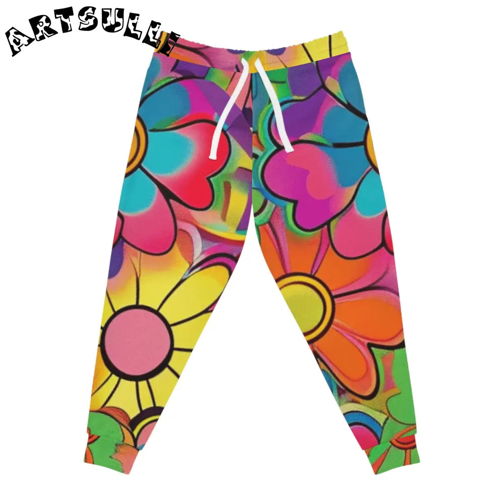 JAKKOUTTHEBXX Chromatic Daisy Dream Athletic Joggers (AOP)