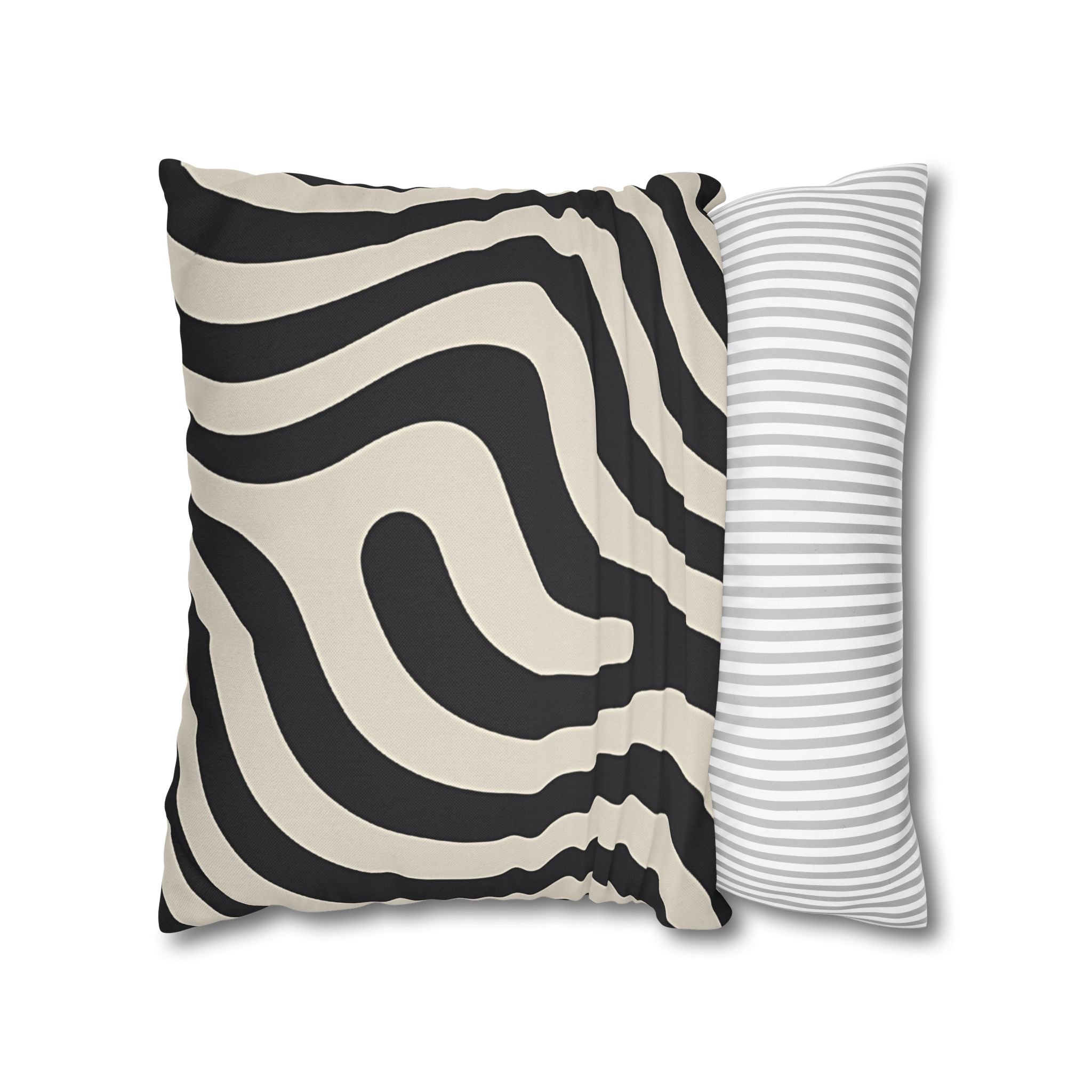 Spun Polyester Square Pillowcase