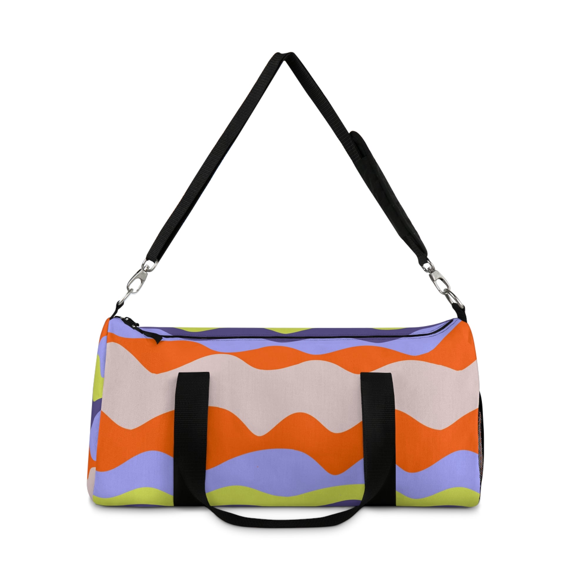 Waves II Red and Blue Duffel Bag, Artsulli - Art is Long, Life is Short, Bags, , , , , , , 