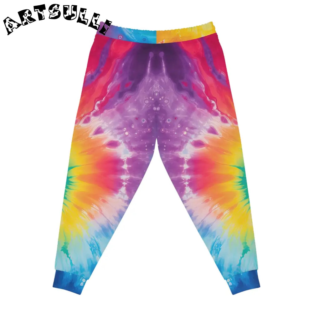 JAKKOUTTHEBXX Rainbow Tie-Dye Jogging Pants 2025