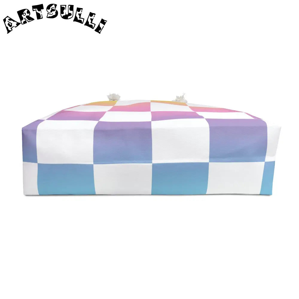 JAKKOUTTHEBXX Vaporwave Check II Weekender Bag JAKKOUTTHEBXX