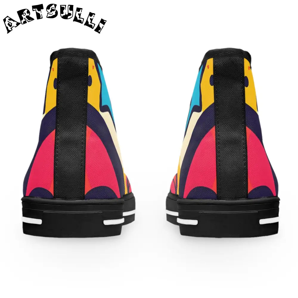 JAKKOUTTHEBXX Comic x Pop Art Women’s High Top Sneakers