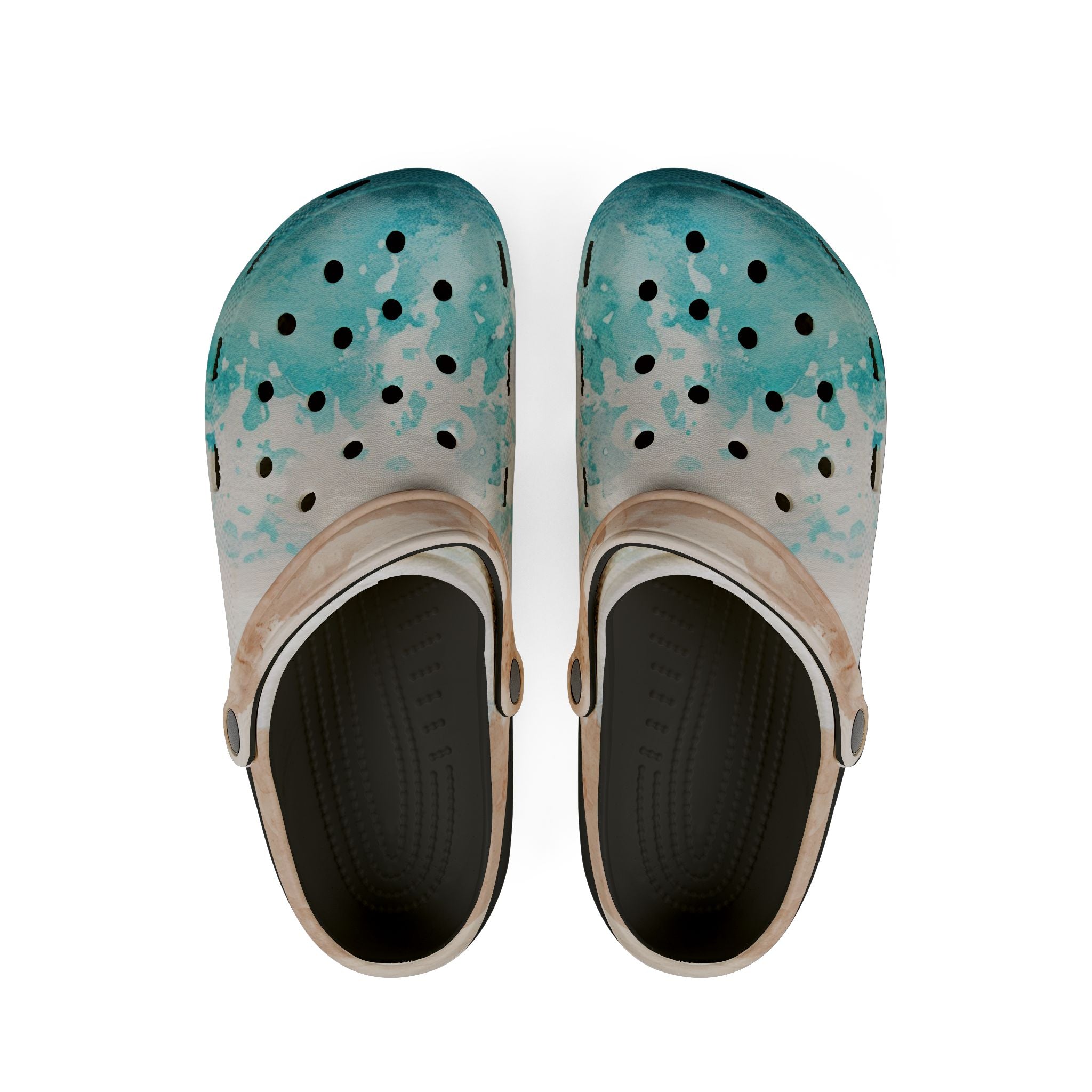 Seashore II EVA Foam Rubber Shoes (AOP), Artsulli - Art is Long, Life is Short, Shoes, Size, US 6 (Women's), Color, Black, , , 32864061021925312438