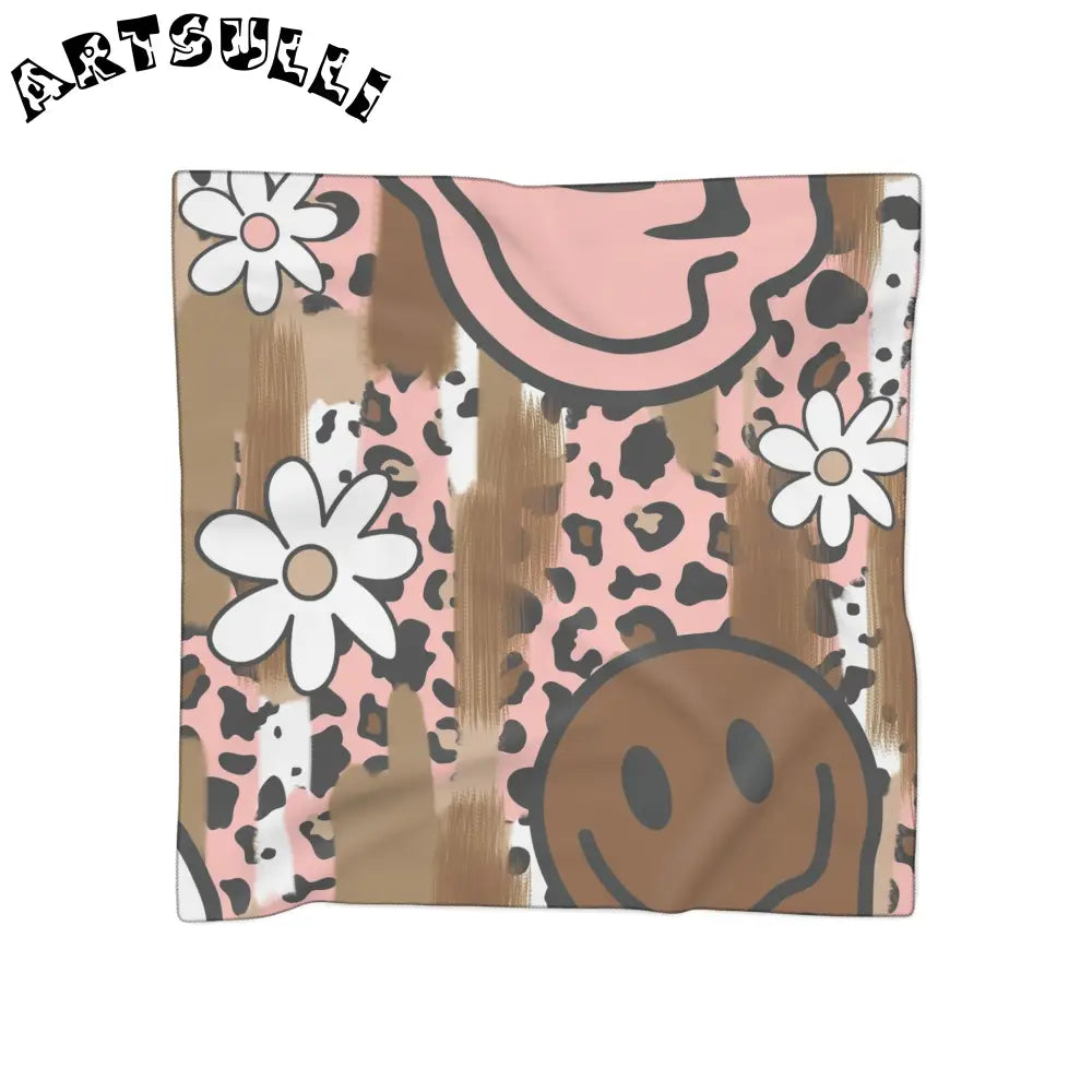 JAKKOUTTHEBXX Sutfin Ghosts Pop Art Poly Scarf JAKKOUTTHEBXX
