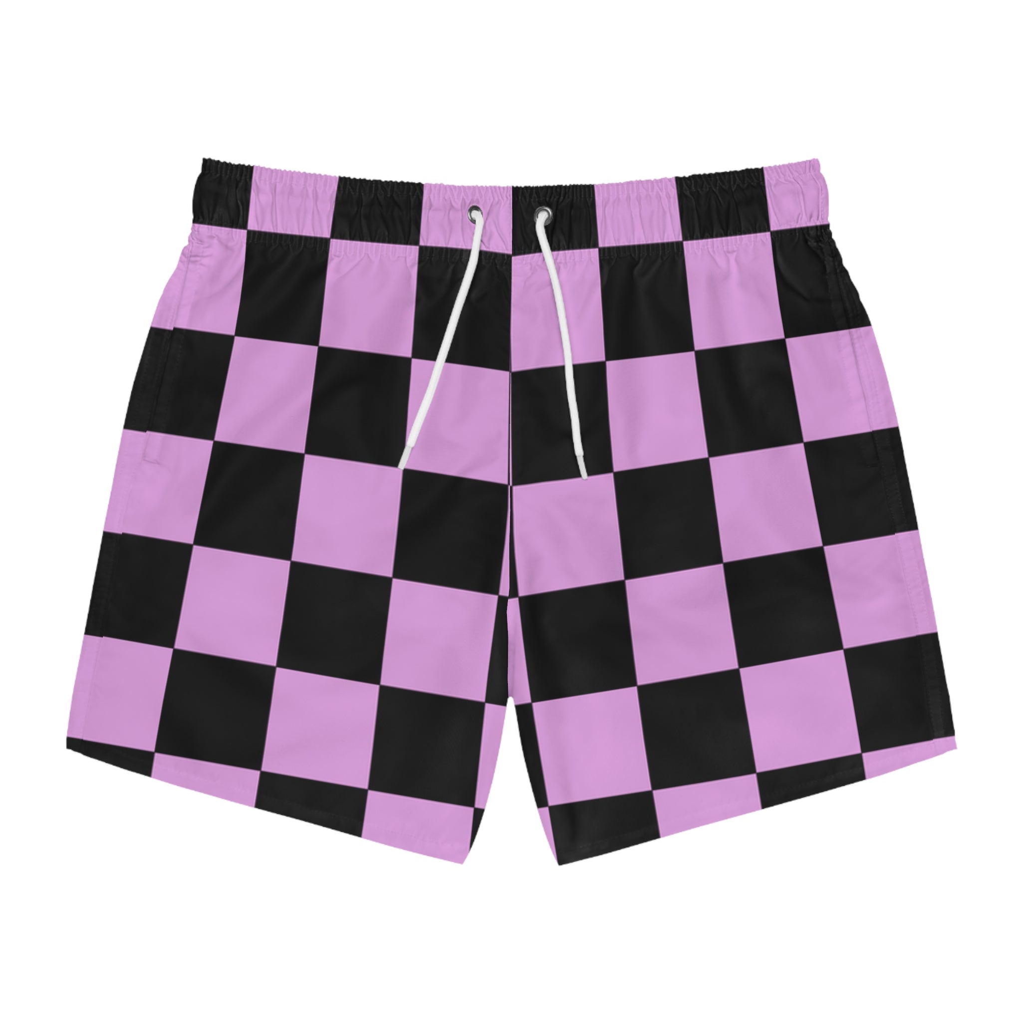 Pixel Punk Vision Swim Trunks (AOP), Artsulli - Art is Long, Life is Short, All Over Prints, Size, XS, Color, Seam thread color automatically matched to design, , , 27681817352361148255