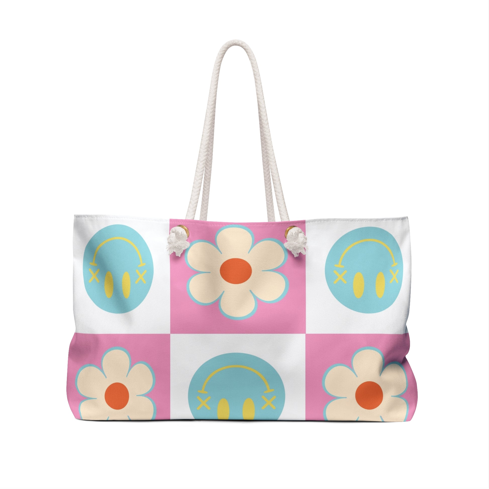 Madotsukis Grin Bloom Weekender Bag, Artsulli - Art is Long, Life is Short, Bags, , , , , , , 