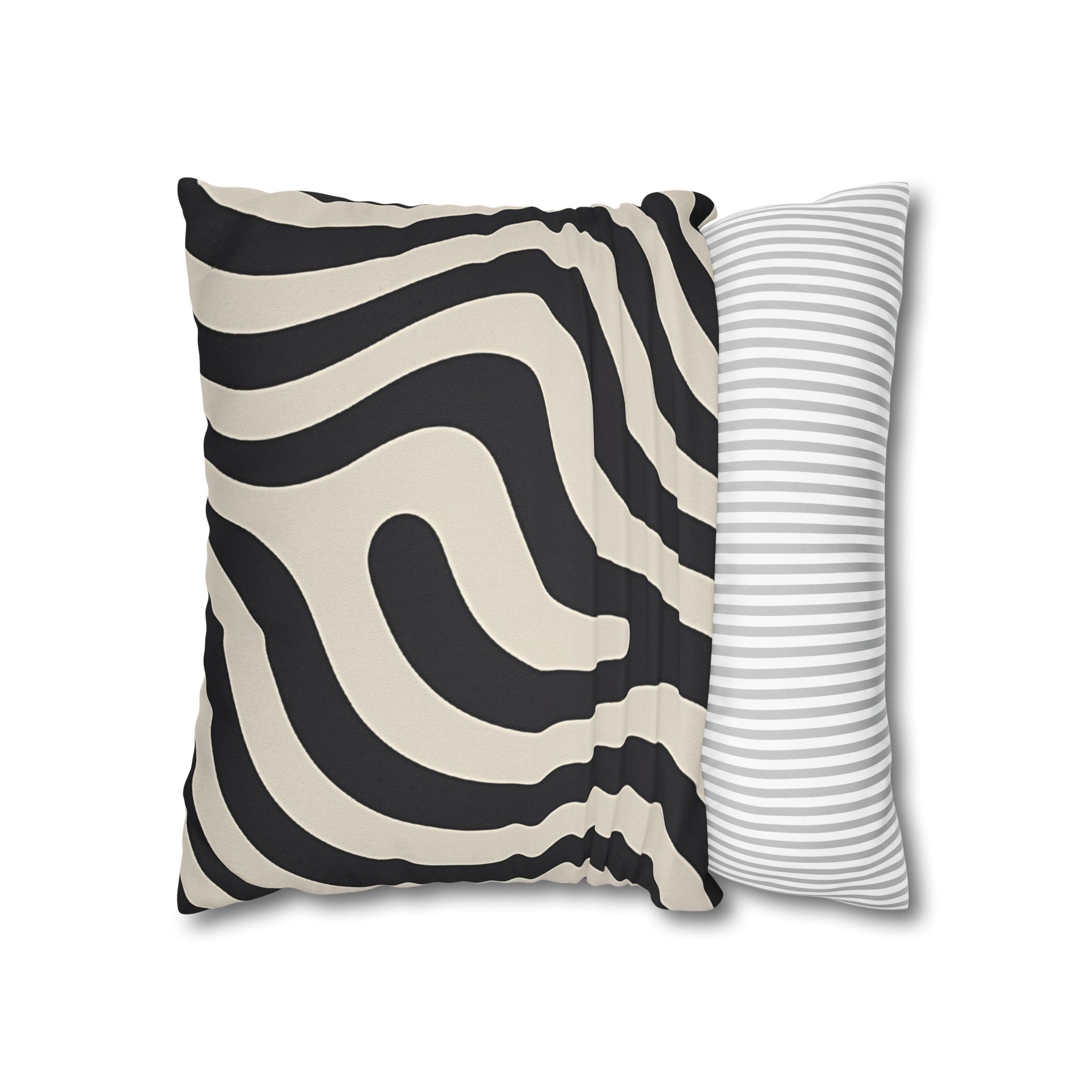 Spun Polyester Square Pillowcase