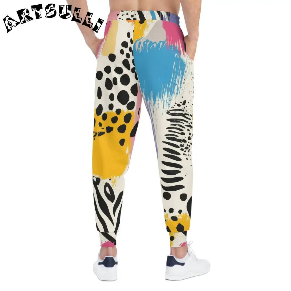 JAKKOUTTHEBXX Rae Zebra Rhapsody II Athletic Joggers (AOP)