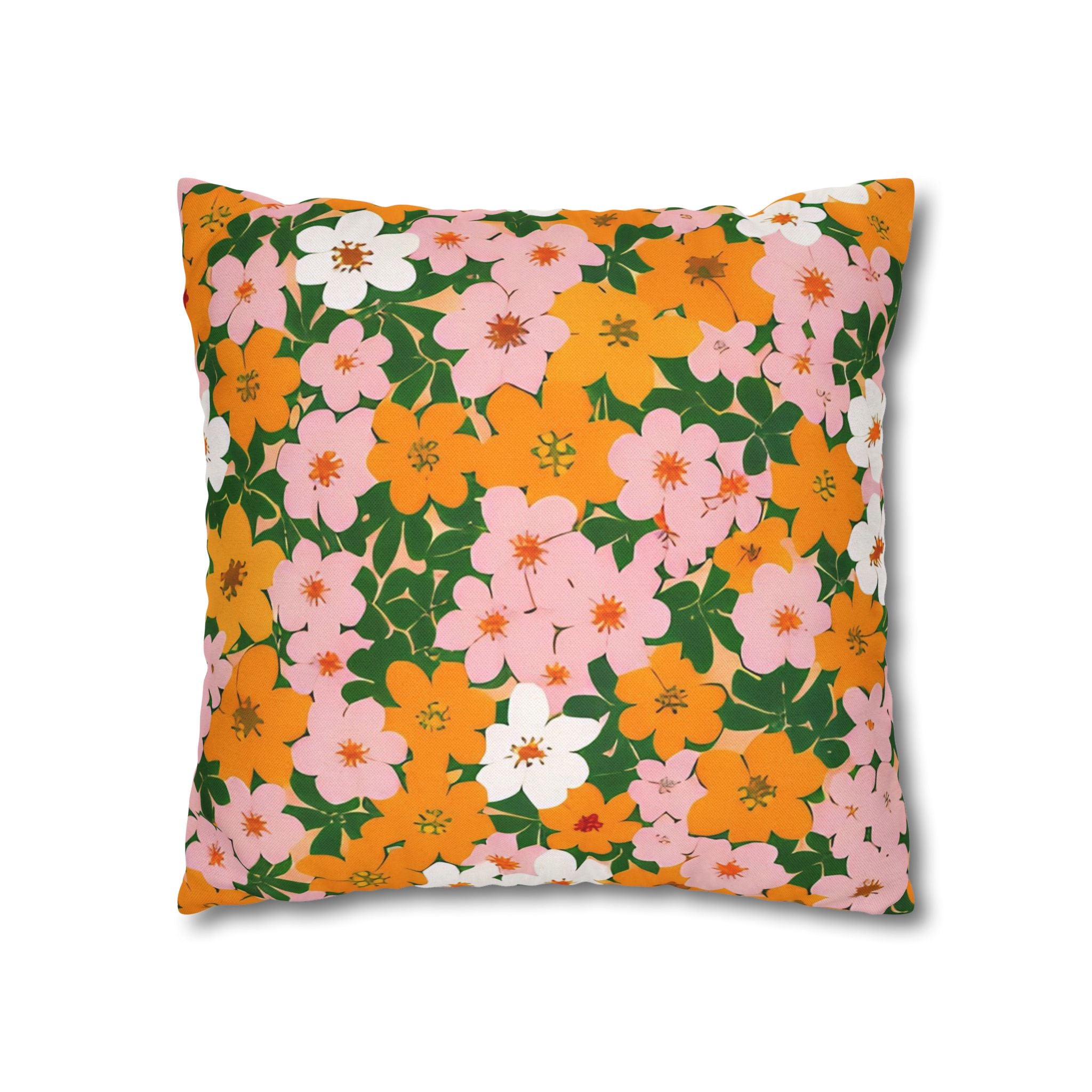Spun Polyester Square Pillowcase, Artsulli - Art is Long, Life is Short, Home Decor, , , , , , , 